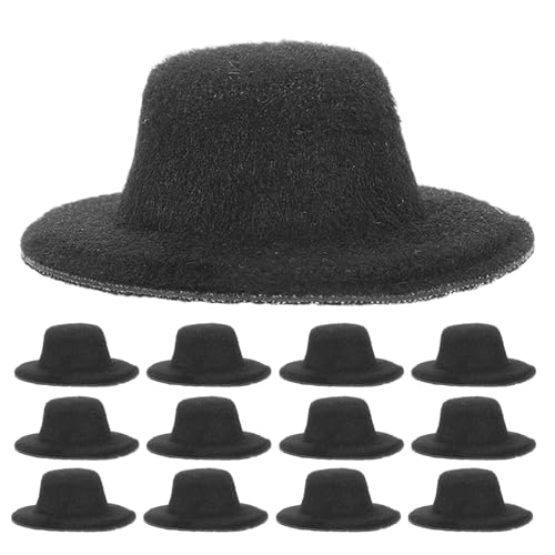 Gatuida 24 Miniatur-Hüte Schwarz – Kleine formelle Hüte für DIY, Haar-Accessoires, Weihnachtsdeko, Partyornamente und Bastelbedarf Gatuida 24 Miniatur-Hüte Schwarz – Kleine formelle Hüte für DIY, Haar-Accessoires, Weihnachtsdeko, Partyornamente und Bastelbedarf von Gatuida
