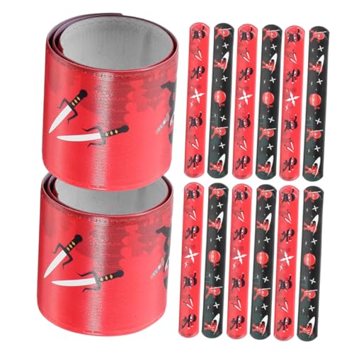 Gatuida 24 Stück Ninja Slap Armband für Kinder Kreative Partytüten Zubehör Leichtes und Robustes PVC Material Lebendige Farben Geschenkidee für Geburtstagsfeiern Gatuida 24 Stück Ninja Slap Armband für Kinder Kreative Partytüten Zubehör Leichtes und Robustes PVC Material Lebendige Farben Geschenkidee für Geburtstagsfeiern von Gatuida