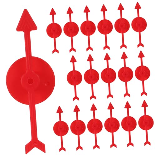 Gatuida 25 Stück Teiliges Kunststoff Drehpfeile Spielzubehör mit Abgerundeten Ecken Reibungslose Rotation Rote Zeiger für Brettspiele Unterricht und Gruppenaktivitäten Gatuida 25 Stück Teiliges Kunststoff Drehpfeile Spielzubehör mit Abgerundeten Ecken Reibungslose Rotation Rote Zeiger für Brettspiele Unterricht und Gruppenaktivitäten von Gatuida