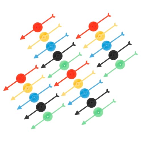 Gatuida 25 Stück Teiliges Kunststoff Pfeile Bunte Spielpfeile für Brettspiele Rotierend Leicht und Langlebig für Klassenraum Partys und DIY Spieleinsatz Gatuida 25 Stück Teiliges Kunststoff Pfeile Bunte Spielpfeile für Brettspiele Rotierend Leicht und Langlebig für Klassenraum Partys und DIY Spieleinsatz von Gatuida