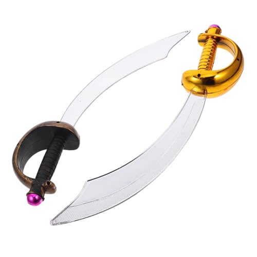 Gatuida Piratenkostüm Zubehör 2 Stück Kinder Piratenschwert PVC Leicht Gebogen für Halloween Verkleidung Rollenspiele Jungen und Mädchen Gatuida Piratenkostüm Zubehör 2 Stück Kinder Piratenschwert PVC Leicht Gebogen für Halloween Verkleidung Rollenspiele Jungen und Mädchen von Gatuida