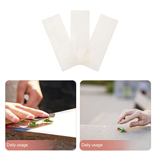 Gatuida 3 Blätter Teiliges Austauschbare Selbstklebende Fingerboard Grip Tapes Transparentes Leicht Zuschneidbares Antirutschband für Finger Skateboards Einfache Anwendung und Passgenaues Gatuida 3 Blätter Teiliges Austauschbare Selbstklebende Fingerboard Grip Tapes Transparentes Leicht Zuschneidbares Antirutschband für Finger Skateboards Einfache Anwendung und Passgenaues von Gatuida
