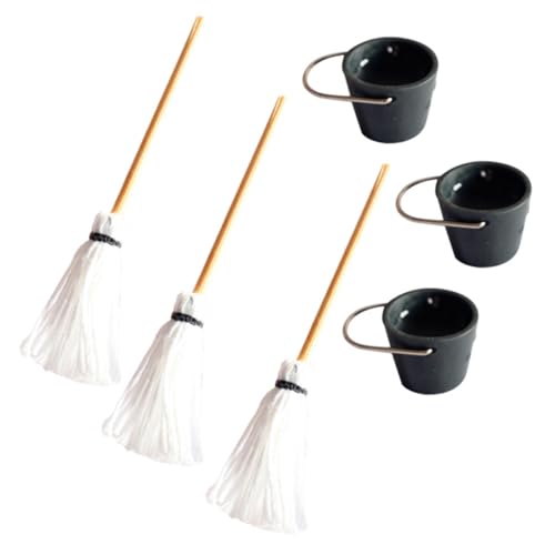 Gatuida 3 Sätze Miniatur Wischmopp und Eimer Teilig Realistische Puppenhaus Reinigungswerkzeuge Detailgetreues Miniatur Modell Hochwertige Mini Haus Dekoration für Wohnzimmer Schlafzimmer Gatuida 3 Sätze Miniatur Wischmopp und Eimer Teilig Realistische Puppenhaus Reinigungswerkzeuge Detailgetreues Miniatur Modell Hochwertige Mini Haus Dekoration für Wohnzimmer Schlafzimmer von Gatuida