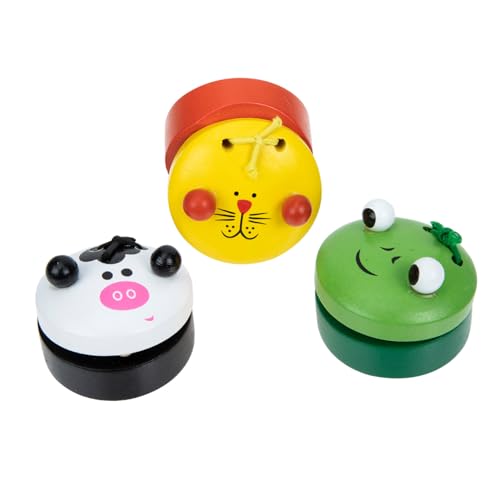 Gatuida 3 Stück Holz castagnetten Bunte Orff klanginstrumente für Sichere Glatte Kanten Ergonomisch für Kleine Hände Geeignet Pädagogisches für Musikalische Früherziehung Gatuida 3 Stück Holz castagnetten Bunte Orff klanginstrumente für Sichere Glatte Kanten Ergonomisch für Kleine Hände Geeignet Pädagogisches für Musikalische Früherziehung von Gatuida