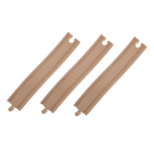 Gatuida 3 Stück Holzeisenbahn Bogen schienen aus Hochwertigem Holz Glatte Oberfläche Sicher und Langlebig für Erweitern und Gestalten von Spielbahn szenen Gatuida 3 Stück Holzeisenbahn Bogen schienen aus Hochwertigem Holz Glatte Oberfläche Sicher und Langlebig für Erweitern und Gestalten von Spielbahn szenen von Gatuida