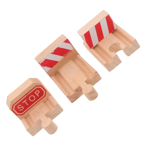 Gatuida 3 Stück Holzeisenbahn Schienen Zubehör Teiliges aus Stabilem Langlebigem Holz mit Stoppschienen für Kreatives Sicheres Gleisbauen und Kompatibel mit Allen Holzeisenbahnen Gatuida 3 Stück Holzeisenbahn Schienen Zubehör Teiliges aus Stabilem Langlebigem Holz mit Stoppschienen für Kreatives Sicheres Gleisbauen und Kompatibel mit Allen Holzeisenbahnen von Gatuida