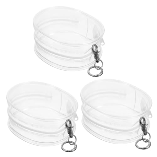 Gatuida 3 Stück Puppentragetasche Transparent PVC Aufbewahrungstasche mit Schlüsselanhänger Tragbar für Puppen Sammelfiguren Display Gatuida 3 Stück Puppentragetasche Transparent PVC Aufbewahrungstasche mit Schlüsselanhänger Tragbar für Puppen Sammelfiguren Display von Gatuida