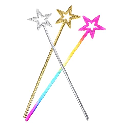 Gatuida 3 Stück Sternen Zauberstäbe für Magische Feen Requisiten für Partys Hochzeiten Halloween Rollenspiele Bunte Glitzernde Prinzessinnen Zauberstäbe für Unvergessliche Gatuida 3 Stück Sternen Zauberstäbe für Magische Feen Requisiten für Partys Hochzeiten Halloween Rollenspiele Bunte Glitzernde Prinzessinnen Zauberstäbe für Unvergessliche von Gatuida