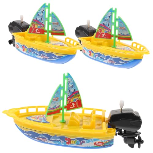 Gatuida 3 Stück Teiliges Aufziehbares Segelboot Badespielzeug für Schwimmendes Kunststoffspielzeug Sicher und Leicht Fördert Hand Auge Koordination als für Junge Mädchen und Kleinkinder Gatuida 3 Stück Teiliges Aufziehbares Segelboot Badespielzeug für Schwimmendes Kunststoffspielzeug Sicher und Leicht Fördert Hand Auge Koordination als für Junge Mädchen und Kleinkinder von Gatuida