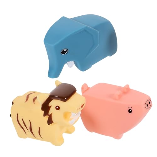 Gatuida 3 Stück Teiliges Badespielzeug mit Lustigen Landtieren Quietschfunktion Sicherem Gummimaterial für Babybadewanne Pool und Geburtstagsparty Fördert Spielerisches Plantschen und Gatuida 3 Stück Teiliges Badespielzeug mit Lustigen Landtieren Quietschfunktion Sicherem Gummimaterial für Babybadewanne Pool und Geburtstagsparty Fördert Spielerisches Plantschen und von Gatuida