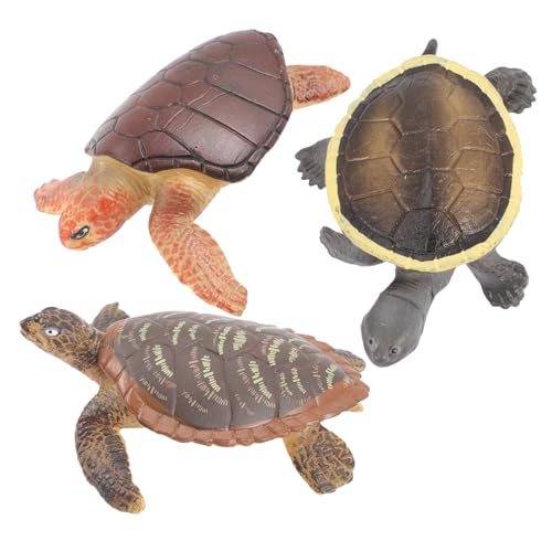 Gatuida 3 Stück Teiliges Schildkröten Miniatur Meeresbewohner Figuren Realistische Desktop Deko Leicht Tragbar Pädagogisch für Sammler Gatuida 3 Stück Teiliges Schildkröten Miniatur Meeresbewohner Figuren Realistische Desktop Deko Leicht Tragbar Pädagogisch für Sammler von Gatuida