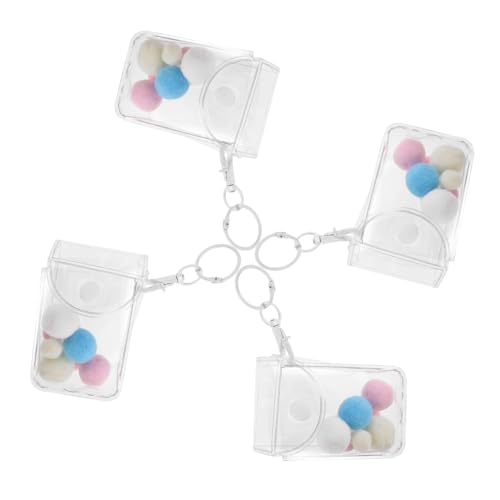 Gatuida 3 Stück Transparente PVC Displaytaschen Vielseitige Mini Puppen Aufbewahrungstaschen mit Ketten Praktische Organizer für Sammelfiguren Klare Hängeetuis für Sammler Gatuida 3 Stück Transparente PVC Displaytaschen Vielseitige Mini Puppen Aufbewahrungstaschen mit Ketten Praktische Organizer für Sammelfiguren Klare Hängeetuis für Sammler von Gatuida