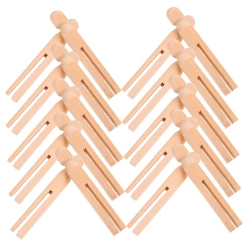 Gatuida 30 Stück Teiliges DIY Unvollendete Graffiti Figuren für Handgemalte Holzfiguren Bastelspielzeug zur Kreativität und Vorstellungskraft Gatuida 30 Stück Teiliges DIY Unvollendete Graffiti Figuren für Handgemalte Holzfiguren Bastelspielzeug zur Kreativität und Vorstellungskraft von Gatuida