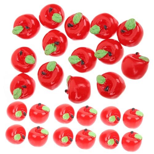 Gatuida 30 Stück Teiliges Resin Deko Künstliche Apfel Ornamente für DIY Basteln Realistische Miniatur Früchte Lebensechte Kunstharz Verzierung für Puppenhaus Fotorequisite und Tischdeko Gatuida 30 Stück Teiliges Resin Deko Künstliche Apfel Ornamente für DIY Basteln Realistische Miniatur Früchte Lebensechte Kunstharz Verzierung für Puppenhaus Fotorequisite und Tischdeko von Gatuida