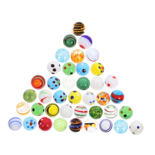 Gatuida 38 Stück Teiliges Glas Murmeln Bunte Spielkugeln für Deko von Fischbecken und Vasen Transparente Glaskugeln mit Lebendigen Farben Langlebig und Vielseitig für Aquarium und Gatuida 38 Stück Teiliges Glas Murmeln Bunte Spielkugeln für Deko von Fischbecken und Vasen Transparente Glaskugeln mit Lebendigen Farben Langlebig und Vielseitig für Aquarium und von Gatuida