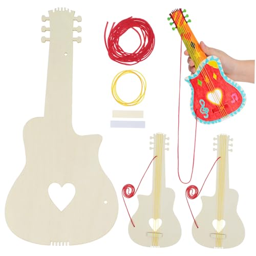 Gatuida 4 Stück Kindergitarre Holz DIY Anfänger Handliches Musikinstrument Robust Leicht für Kreative Bastelaktivitäten Geeignet für Kleinkinder und Vorschulkinder Gatuida 4 Stück Kindergitarre Holz DIY Anfänger Handliches Musikinstrument Robust Leicht für Kreative Bastelaktivitäten Geeignet für Kleinkinder und Vorschulkinder von Gatuida