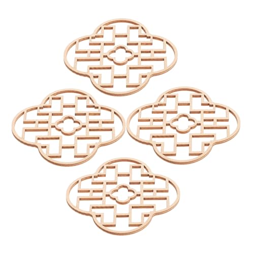 Gatuida 4 Stück Miniatur Holzfenster Chinesischer Stil Holz Zuschnitte Für Puppenhaus DIY Basteln Zubehör Für Architekturmodell Sammler Gatuida 4 Stück Miniatur Holzfenster Chinesischer Stil Holz Zuschnitte Für Puppenhaus DIY Basteln Zubehör Für Architekturmodell Sammler von Gatuida