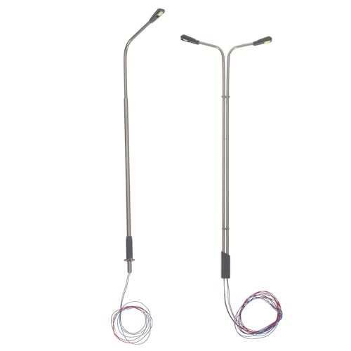 Gatuida 4 Stück Miniatur-Wegelampe: Mini-Straßenlampe für Mikrolandschaften – Beleuchtung im Maßstab 1/100 für Puppenhaus-Baupläne im kleinen Maßstab Gatuida 4 Stück Miniatur-Wegelampe: Mini-Straßenlampe für Mikrolandschaften – Beleuchtung im Maßstab 1/100 für Puppenhaus-Baupläne im kleinen Maßstab von Gatuida