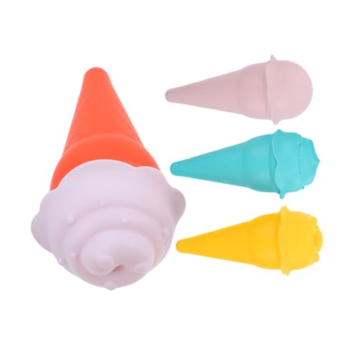 Gatuida 4 Stück Teiliges Kunststoff Strandspielzeug mit Eiscreme Sandformen für Vielseitig Nutzbar Am Strand Garten oder Park Leicht und Tragbar Bunte Sandförmchen für Kreatives Gatuida 4 Stück Teiliges Kunststoff Strandspielzeug mit Eiscreme Sandformen für Vielseitig Nutzbar Am Strand Garten oder Park Leicht und Tragbar Bunte Sandförmchen für Kreatives von Gatuida