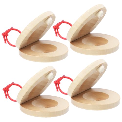 Gatuida 4 Stück Teiliges Orff Kastagnetten aus Holz Pädagogisches Schlaginstrument für Rhythmisches Musikspielzeug Musikalität und Selbstvertrauen Geeignet für Jungen und Mädchen Ab Gatuida 4 Stück Teiliges Orff Kastagnetten aus Holz Pädagogisches Schlaginstrument für Rhythmisches Musikspielzeug Musikalität und Selbstvertrauen Geeignet für Jungen und Mädchen Ab von Gatuida