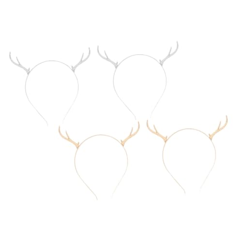 Gatuida 4 Stück Teiliges Rentiergeweih Haarreifen aus Metalllegierung Weihnachtliches Xmas Headpiece für Damen und Festlicher Kopfschmuck für Weihnachtsfeiern und Winteranlässe Gatuida 4 Stück Teiliges Rentiergeweih Haarreifen aus Metalllegierung Weihnachtliches Xmas Headpiece für Damen und Festlicher Kopfschmuck für Weihnachtsfeiern und Winteranlässe von Gatuida