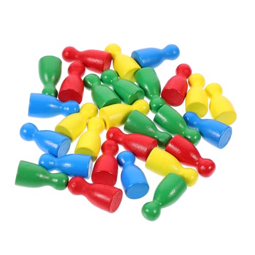 Gatuida 48 Stück Teiliges Holz Menschliche Form Glatte Oberfläche Stabile Brettspiel zubehörteile in Farben Rot Gelb Blau Grün für Flugschach und Denkspiel Gatuida 48 Stück Teiliges Holz Menschliche Form Glatte Oberfläche Stabile Brettspiel zubehörteile in Farben Rot Gelb Blau Grün für Flugschach und Denkspiel von Gatuida
