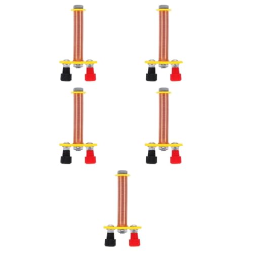 Gatuida 5 Stück Elektromagnetische Magnetspule Physik Lehrspule Elektromagnetische Spulen Induktionsspule Für Den Unterricht Physik Kit Magnetspule T Förmige Magnetspule Physik von Gatuida