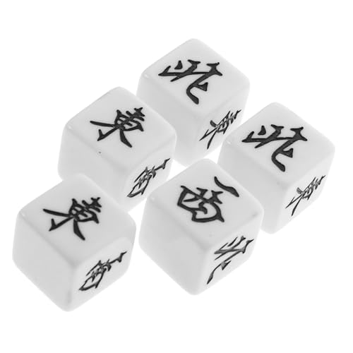 Gatuida 5 Stück Mahjong Würfel Windrichtung Dice Party Spielwürfel Klein Leicht Tragbar Für Brettspiele Zuhause Bar Party Zubehör Gatuida 5 Stück Mahjong Würfel Windrichtung Dice Party Spielwürfel Klein Leicht Tragbar Für Brettspiele Zuhause Bar Party Zubehör von Gatuida
