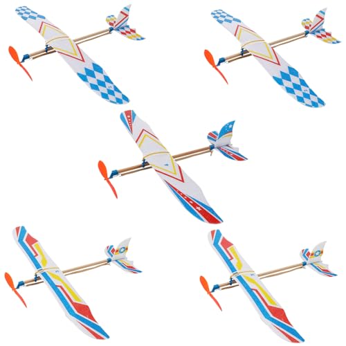 Gatuida 5 Stück Teiliges DIY Segelflugzeug aus Schaumstoff Gummiband Betrieben Leichte Bastel Flugzeuge in Zufälligen Farben Pädagogisches für Jungen und Mädchen Zufällige Zufällige Farbe Gatuida 5 Stück Teiliges DIY Segelflugzeug aus Schaumstoff Gummiband Betrieben Leichte Bastel Flugzeuge in Zufälligen Farben Pädagogisches für Jungen und Mädchen Zufällige Zufällige Farbe von Gatuida