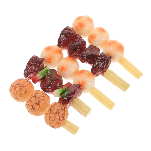 Gatuida 5 Stück Teiliges Realistisches Grillspieße Spielzeugset Lebensechte BBQ Fleischimitate für Leichtes Küchen und Rollenspiel für Kindergarten Geburtstagsgeschenk und Partydeko Gatuida 5 Stück Teiliges Realistisches Grillspieße Spielzeugset Lebensechte BBQ Fleischimitate für Leichtes Küchen und Rollenspiel für Kindergarten Geburtstagsgeschenk und Partydeko von Gatuida