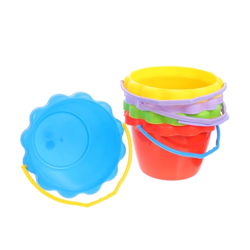 Gatuida 5 Stück Teiliges Sandspielzeug Sandkübel aus Robustem Kunststoff Bunter Strand Eimer für Garten und Spielplatz Fördert Kreativität und Motorische Fähigkeiten bei Zufällige Farbe Gatuida 5 Stück Teiliges Sandspielzeug Sandkübel aus Robustem Kunststoff Bunter Strand Eimer für Garten und Spielplatz Fördert Kreativität und Motorische Fähigkeiten bei Zufällige Farbe von Gatuida