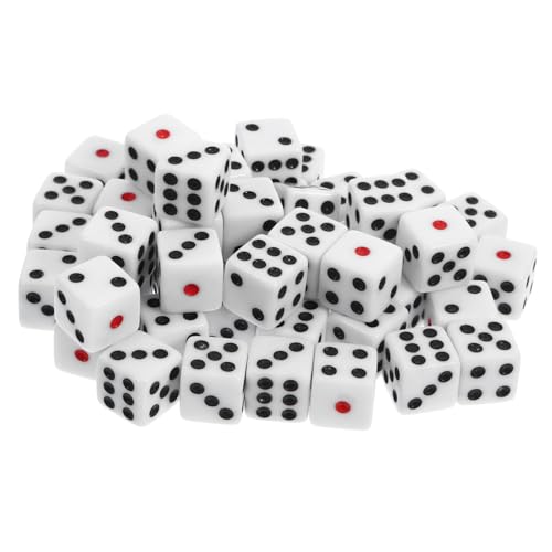 Gatuida 50 Stück Acryl Würfel Seitige Rote Punktwürfel Leichtes Tragbares Spielwürfel für Brettspiele Partyspiel Zubehör Glatte Oberfläche Vielseitig Einsetzbar Gatuida 50 Stück Acryl Würfel Seitige Rote Punktwürfel Leichtes Tragbares Spielwürfel für Brettspiele Partyspiel Zubehör Glatte Oberfläche Vielseitig Einsetzbar von Gatuida