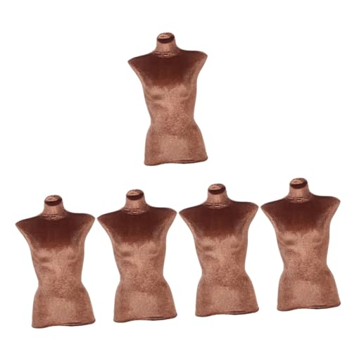 Gatuida 5St Modellbezug aus Stoff schaufensterpuppe maneküre- set oo maniquin Oberkörper-Mannequin-Ärmel Schneiderpuppenhülle Halbkörperabdeckung im Modus Modell Stoffbezug Spitze Coffee von Gatuida