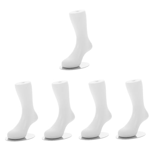 Gatuida 5st Fußform-requisiten Gefälschter Fuß Socken Fuß Schaufensterpuppe Mannequin-fuß Schaufensterpuppenfuß Für Kinder Schuhdisplay Fußpuppe Für Socken Fußpuppe Für Schuhe Weiß Plastik von Gatuida