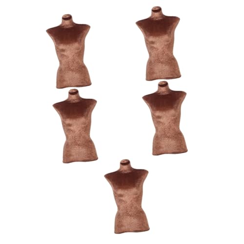 Gatuida 5st Modellbezug Aus Stoff Schaufensterpuppenüberzüge Aus Stoff Para Ropa Schaufensterpuppenabdeckung Prop Mannequin-torso-abdeckung Schaufensterpuppen-ganzkörperhülle Spitze Coffee von Gatuida