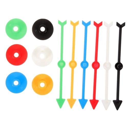 Gatuida 6 Stück Teiliges Bunte Kunststoff Spielzeiger DIY Pfeile für Brettspiele und Langlebig Vielseitig Einsetzbar für Familien Unterricht und Partys Gatuida 6 Stück Teiliges Bunte Kunststoff Spielzeiger DIY Pfeile für Brettspiele und Langlebig Vielseitig Einsetzbar für Familien Unterricht und Partys von Gatuida