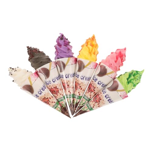 Gatuida 6 Stück Teiliges Künstliche Eistüten Kühlschrankmagneten Realistische Deko Eiscreme Modell Lebendige Farben Langlebig für Sommerparty und Kühlschrankdekoration Gatuida 6 Stück Teiliges Künstliche Eistüten Kühlschrankmagneten Realistische Deko Eiscreme Modell Lebendige Farben Langlebig für Sommerparty und Kühlschrankdekoration von Gatuida