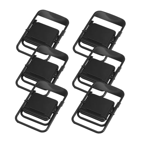 Gatuida 6 Stück Teiliges Miniatur Faltbarer Handyhalter Stuhlform Puppenhaus Zubehör Schwarz Langlebig Praktische Tischdekoration Gatuida 6 Stück Teiliges Miniatur Faltbarer Handyhalter Stuhlform Puppenhaus Zubehör Schwarz Langlebig Praktische Tischdekoration von Gatuida