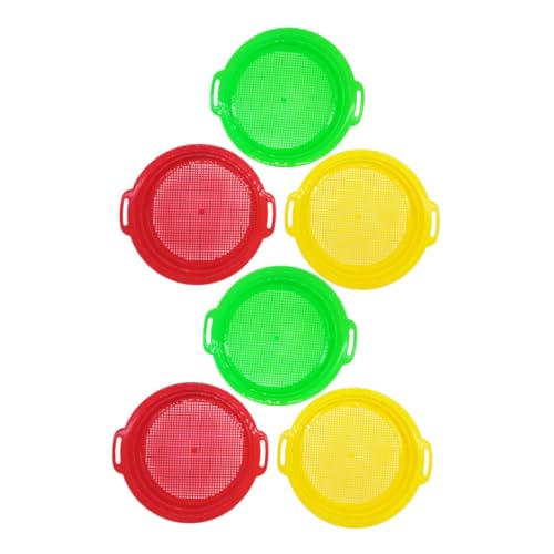 Gatuida 6 Stück Teiliges Sandsieb für Bunte Kunststoff Strandsiebe Leicht und Tragbar Fördert Teamspiel und Fantasie für Strand Park und Garten Spielerisches Sandfiltern und Entdecken Gatuida 6 Stück Teiliges Sandsieb für Bunte Kunststoff Strandsiebe Leicht und Tragbar Fördert Teamspiel und Fantasie für Strand Park und Garten Spielerisches Sandfiltern und Entdecken von Gatuida