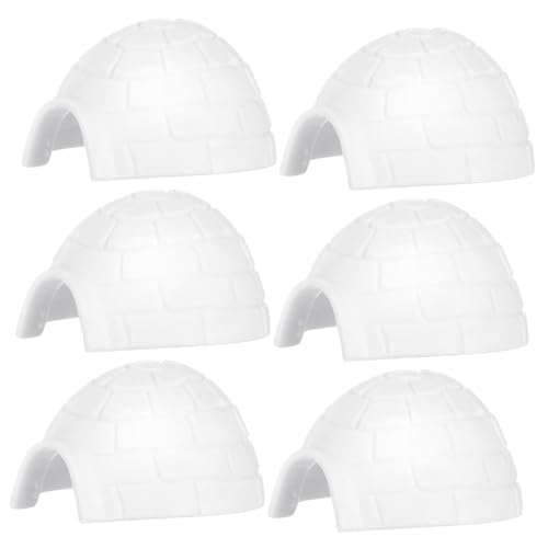Gatuida 6Stücke Iglu Figuren aus Realistische Iglu Modelle für Wohnkultur und Kinderzimmerdekoration und für Kleine Gatuida 6Stücke Iglu Figuren aus Realistische Iglu Modelle für Wohnkultur und Kinderzimmerdekoration und für Kleine von Gatuida