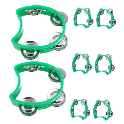 Gatuida 8 Stück Teiliges Grünes Musikinstrument Tamburin mit Dickem Rahmen Ergonomisch für Kleinkinder Klarer Klang Vielseitige Schellen für Musikpädagogik Party und Familienaktivitäten Gatuida 8 Stück Teiliges Grünes Musikinstrument Tamburin mit Dickem Rahmen Ergonomisch für Kleinkinder Klarer Klang Vielseitige Schellen für Musikpädagogik Party und Familienaktivitäten von Gatuida