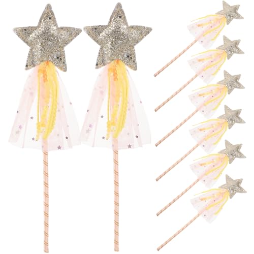 Gatuida 8 Stück Teiliges Handheld Fairy Wands mit Glitzer und Sternen Leichte und Stabile Prinzessin für Kindergeburtstag Cosplay und Rollenspiele Kreatives Design für Mädchen Gatuida 8 Stück Teiliges Handheld Fairy Wands mit Glitzer und Sternen Leichte und Stabile Prinzessin für Kindergeburtstag Cosplay und Rollenspiele Kreatives Design für Mädchen von Gatuida