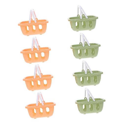 Gatuida 8 Stück Teiliges Mini Einkaufskorb für Mädchen Ab Jahren Robuste Kunststoffkörbe mit Henkel Leichte Farbenfrohe Kaufladen Körbchen für Kreatives Rollenspiel Gatuida 8 Stück Teiliges Mini Einkaufskorb für Mädchen Ab Jahren Robuste Kunststoffkörbe mit Henkel Leichte Farbenfrohe Kaufladen Körbchen für Kreatives Rollenspiel von Gatuida