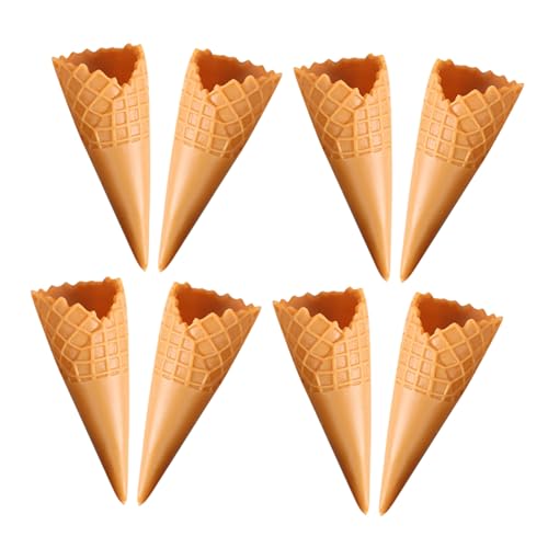 Gatuida 8 Stück Teiliges PVC Eiswaffel Attrappen Realistische Mini Eistüten Deko DIY Bastelzubehör Stabil und Farbenfroh als Fotorequisite für Küchen Festdeko Gatuida 8 Stück Teiliges PVC Eiswaffel Attrappen Realistische Mini Eistüten Deko DIY Bastelzubehör Stabil und Farbenfroh als Fotorequisite für Küchen Festdeko von Gatuida