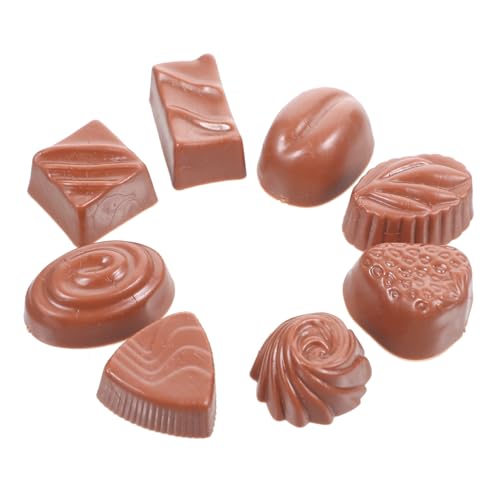 Gatuida 8 Stück Teiliges Realistischer Schokoladenmodelle aus Künstliche Tischdekoration Vielseitige Requisiten für Fotografie Ladendekor und Lebensechte Schokoladenoptik Braun Gatuida 8 Stück Teiliges Realistischer Schokoladenmodelle aus Künstliche Tischdekoration Vielseitige Requisiten für Fotografie Ladendekor und Lebensechte Schokoladenoptik Braun von Gatuida