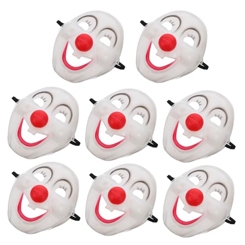Gatuida 8-teilige Clown-Maske: Lustige und gruselige Clown-Masken für Karneval, Karneval – Vollgesichts-PVC-Maskenball-Requisite für Halloween-Partys und Zirkusdekorationen Gatuida 8-teilige Clown-Maske: Lustige und gruselige Clown-Masken für Karneval, Karneval – Vollgesichts-PVC-Maskenball-Requisite für Halloween-Partys und Zirkusdekorationen von Gatuida