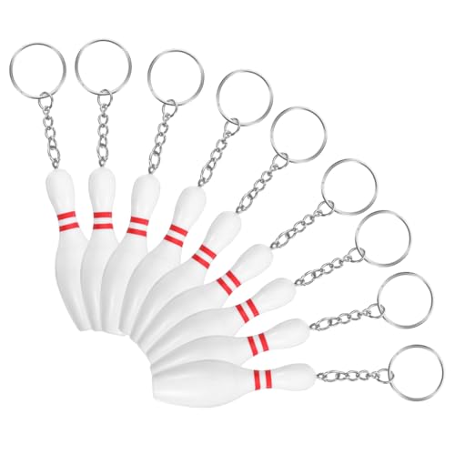 Gatuida 9 Stück Teiliges Bowling Schlüsselanhänger Kleine Dekorative PVC Schlüsselringe mit Bowling motiv Leicht und Vielseitig für Autoschlüssel Taschen und Geburtstags mitgebsel Gatuida 9 Stück Teiliges Bowling Schlüsselanhänger Kleine Dekorative PVC Schlüsselringe mit Bowling motiv Leicht und Vielseitig für Autoschlüssel Taschen und Geburtstags mitgebsel von Gatuida