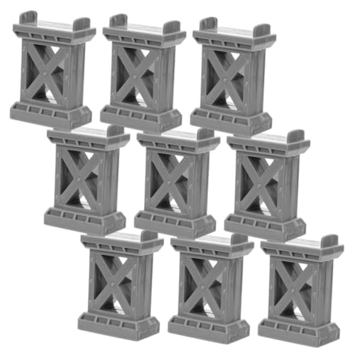 Gatuida 9 Stück Teiliges Holzeisenbahn Zubehör mit Robusten Brückenstützen Grün Ersatz für Zugschienen für Bauen und Gestalten von Eisenbahnstrecken Gatuida 9 Stück Teiliges Holzeisenbahn Zubehör mit Robusten Brückenstützen Grün Ersatz für Zugschienen für Bauen und Gestalten von Eisenbahnstrecken von Gatuida