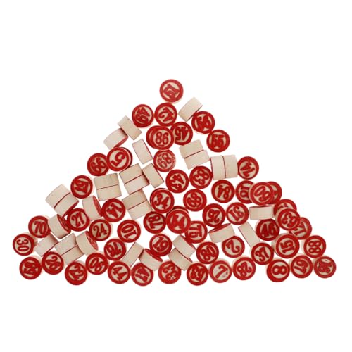 Gatuida 90 Stück Teiliges Holz Zahlen schachspiel Ersatzspielsteine Doppelseitig Nummerierte Spielsteine für Brettspiele Lernspiel Zubehör für Familien und Bildung Gatuida 90 Stück Teiliges Holz Zahlen schachspiel Ersatzspielsteine Doppelseitig Nummerierte Spielsteine für Brettspiele Lernspiel Zubehör für Familien und Bildung von Gatuida