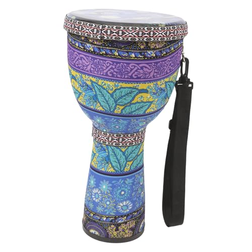 Gatuida Afrikanische Handtrommel Trommel Leichtes Percussion Instrument für Anfänger Farbenfrohes Musikspielzeug zur Kreativität und Koordination für Partys Gatuida Afrikanische Handtrommel Trommel Leichtes Percussion Instrument für Anfänger Farbenfrohes Musikspielzeug zur Kreativität und Koordination für Partys von Gatuida